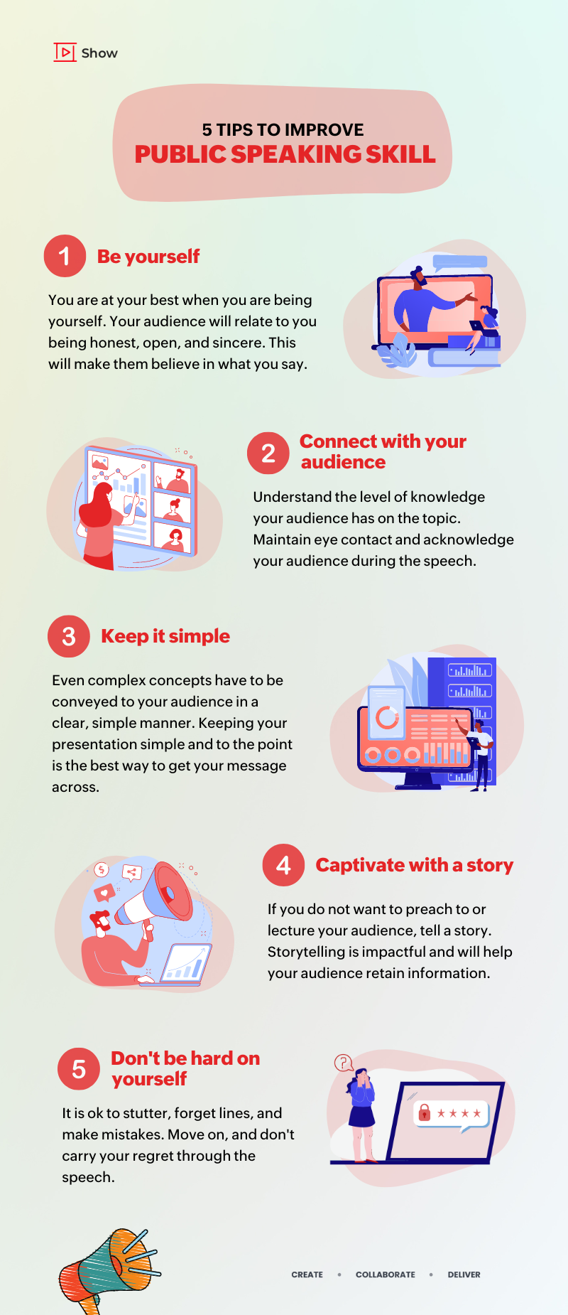 5 Tips To Improve Public Speaking Skills Zoho Show